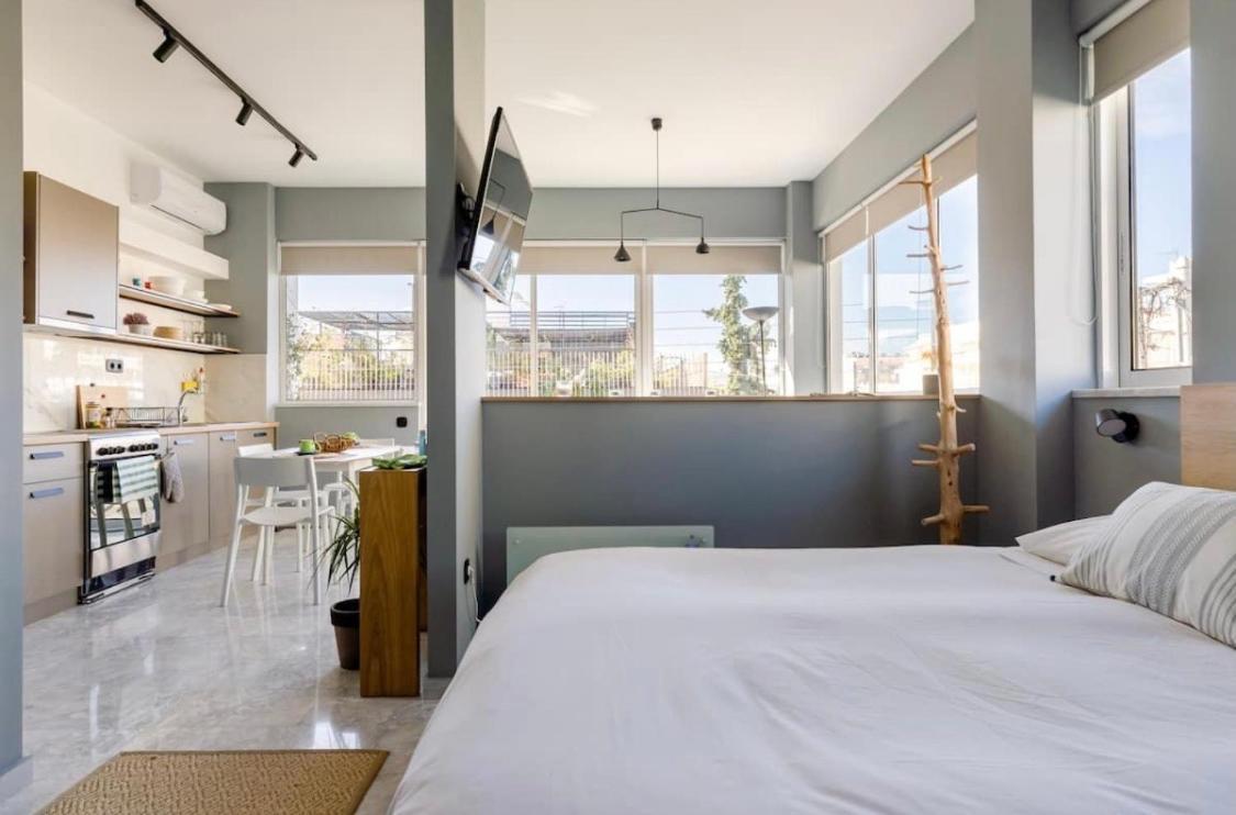 Loft With Private Parking Apartment Атина Екстериор снимка